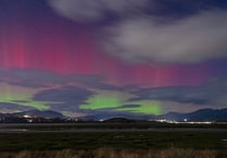 VIDEO: Northern lights as seen across west Wales