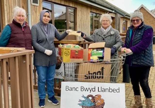 WI raises £180 for Lampeter food bank