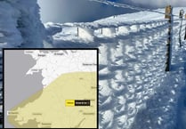 Yellow warning for overnight snow and ice