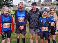Aber runners go round the lakes in some style