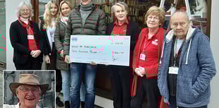 Wales Air Ambulance shop receives £300 donation in memory of volunteer