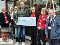 Wales Air Ambulance shop receives £300 donation in memory of volunteer