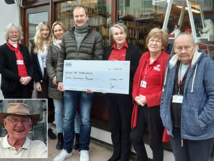 Wales Air Ambulance shop receives £300 donation in memory of volunteer