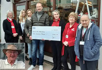 Wales Air Ambulance shop receives £300 donation in memory of volunteer
