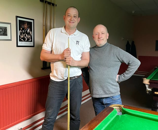Rhodri wins snooker singles competition