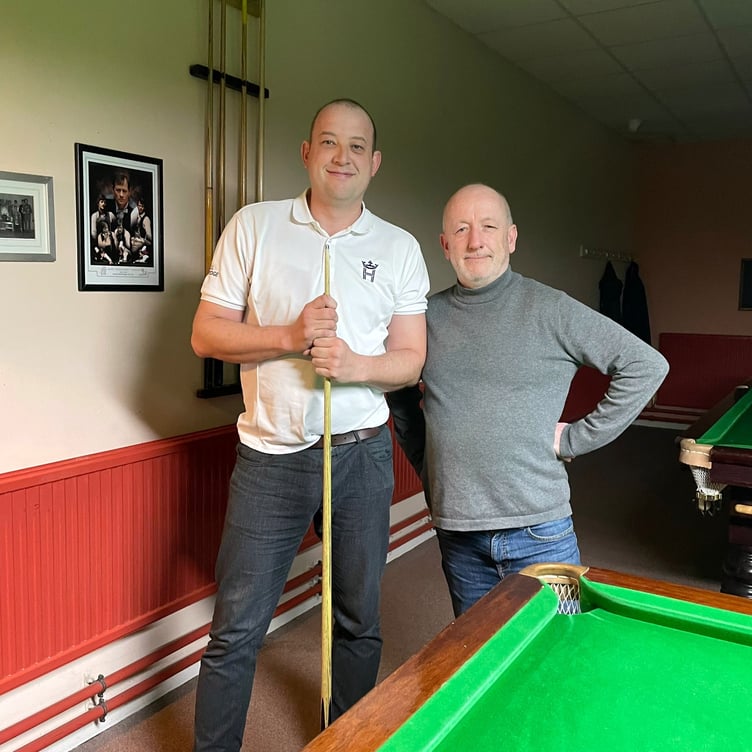 Finalists Gwynant Ellis and Rhodri Morgan