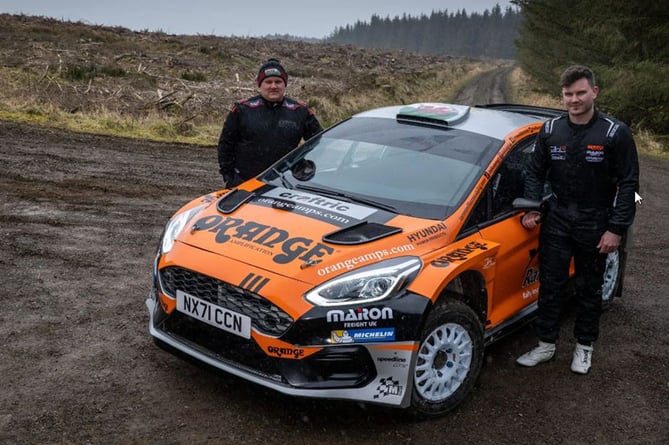James Williams and co-driver Dai Roberts finished fourth at the Malcolm Wilson Rally