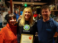 VIDEO: Rhos yr Hafod receives pub of the year award