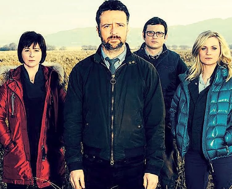 Richard Harrington headed the cast of Hinterland, filmed in and around Aberystwyth