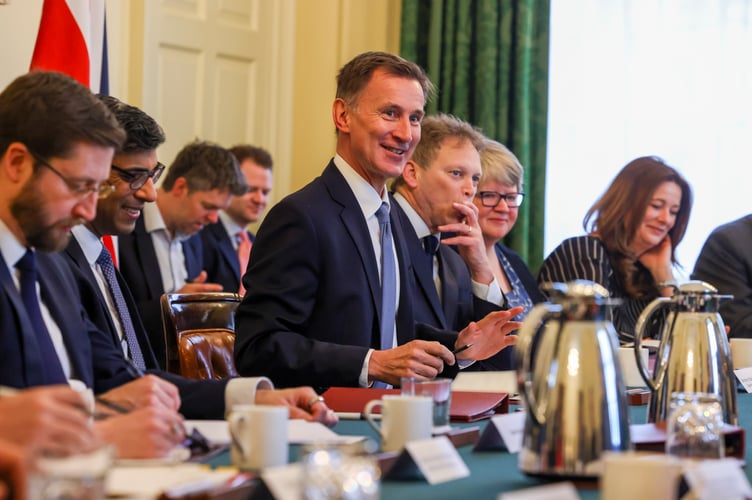 15/03/2023. London, United Kingdom.The Chancellor of the Exchequer, Jeremy Hunt speaking at the Cabinet Meeting prior to presenting his plans for the economy, including taxation and spending, in the Budget. Picture by Rory Arnold / No 10 Downing Street