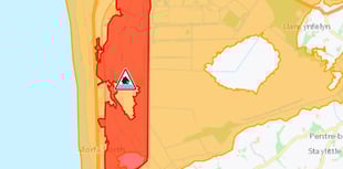 Two flood warnings issued in Ceredigion
