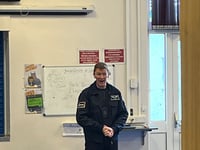 Astronaut Tim Peake pays Ceredigion classroom a visit