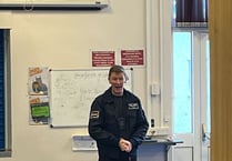 Astronaut Tim Peake pays Ceredigion classroom a visit