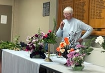 Barmouth WI learns all about flower arranging