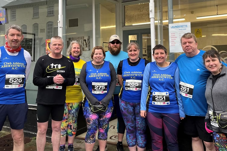 Aber runners got up early for Welshpool 10k 240323