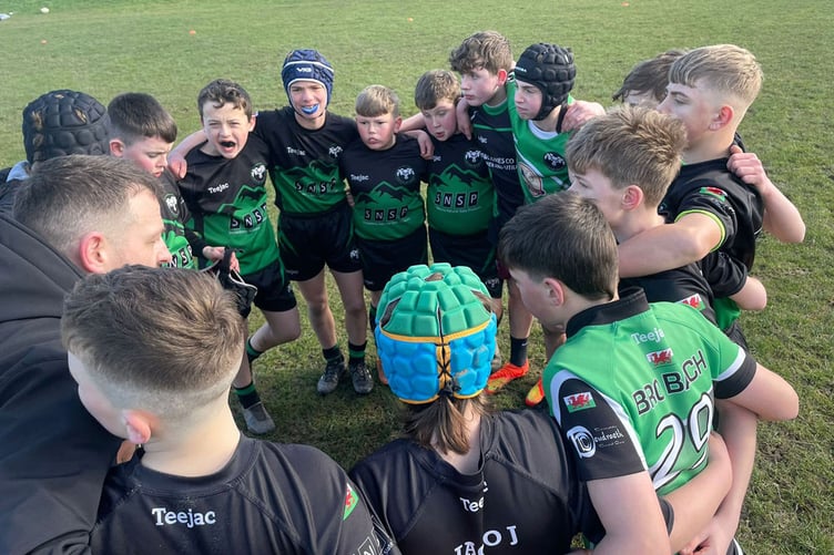 The hugely successful Bro Ffestiniog Under 12s team