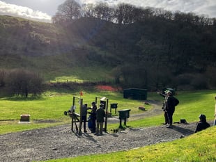 Smashing clays for conservation charity at Dovey Valley 