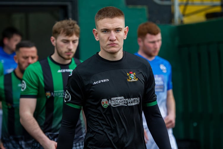 Aber goalkeeper Matthew Turner