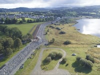£7m flood protection work completed at Llyn Tegid