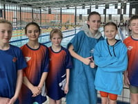 Speeding Aberystwyth swimmers impress at Cardiff gala