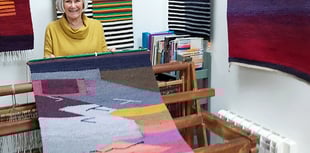 Weaving work with iconic art