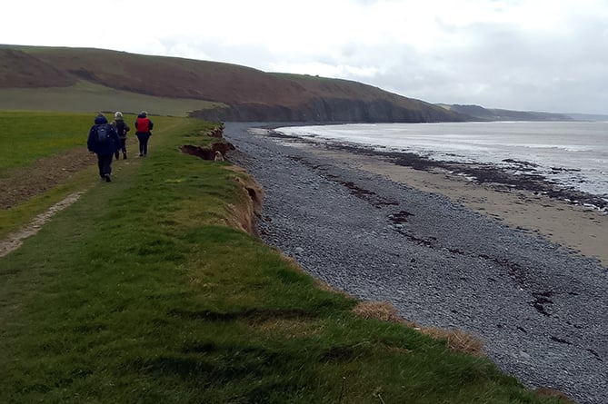 Aberystwyth Ramblers will continue their project to walk the length of the Ceredigion Coast Path this weekend