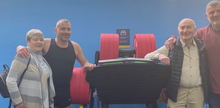 Aberystwyth birthday boy celebrates 50th by lifting half a tonne
