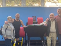 Aberystwyth birthday boy celebrates 50th by lifting half a tonne