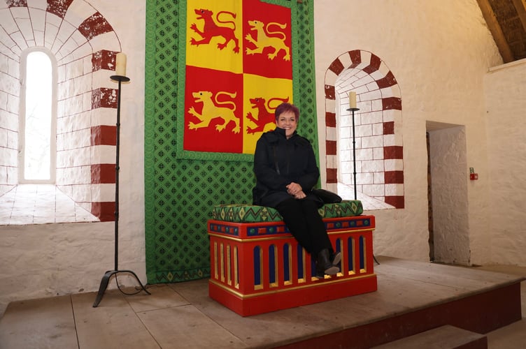 Deputy Minister, Dawn Bowden at Llys Llywelyn, St Fagans