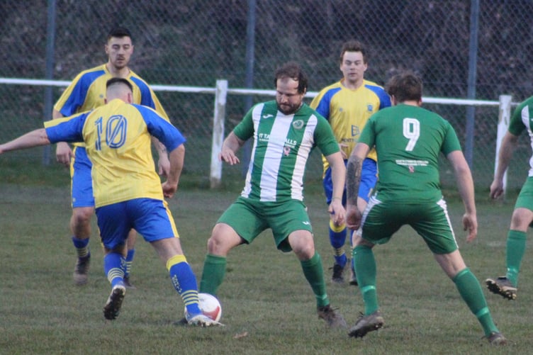 Tregaron 4 Montgomery 2 Emrys Morgan Cup semi final