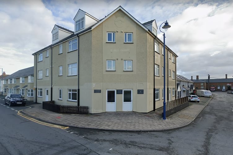 The former TIC in Borth