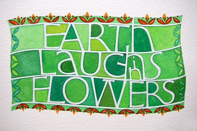 Earth Laughs in Flowers by Tanja Bolenz