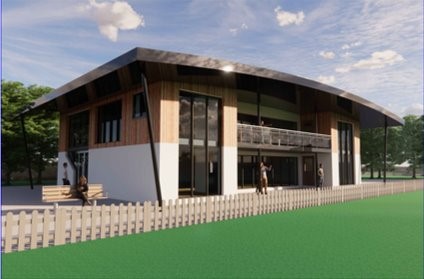 CGI designs for the new sports club