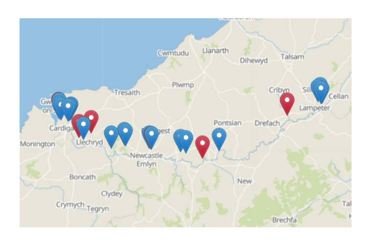 Top of the Poops analysed the data and created maps