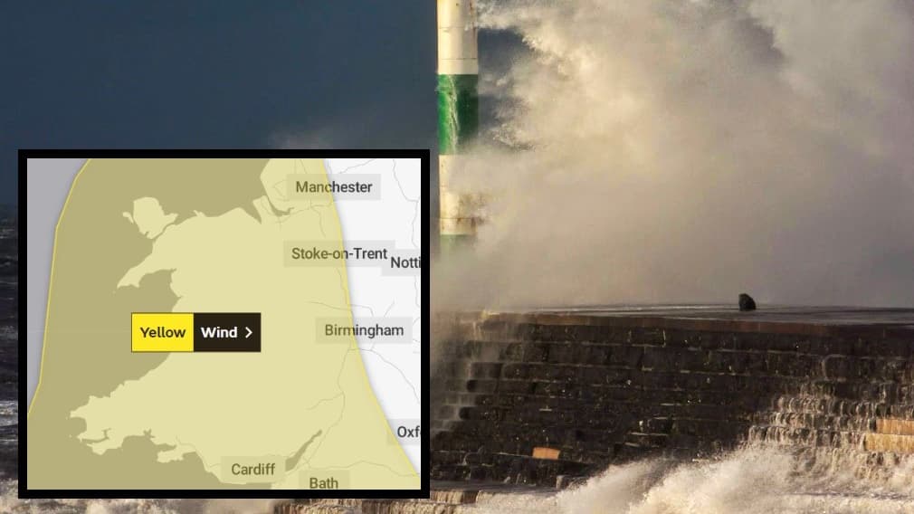 Warning for strong winds and heavy rain along west coast | cambrian ...