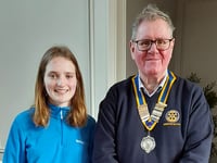 Student Eleanor shares tales from Nepal with Aberystwyth Rotary