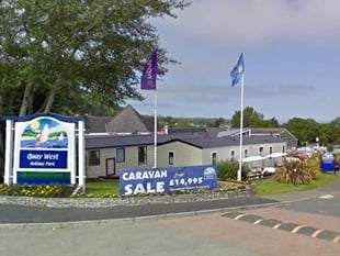 Man damaged fire exit at New Quay caravan park
