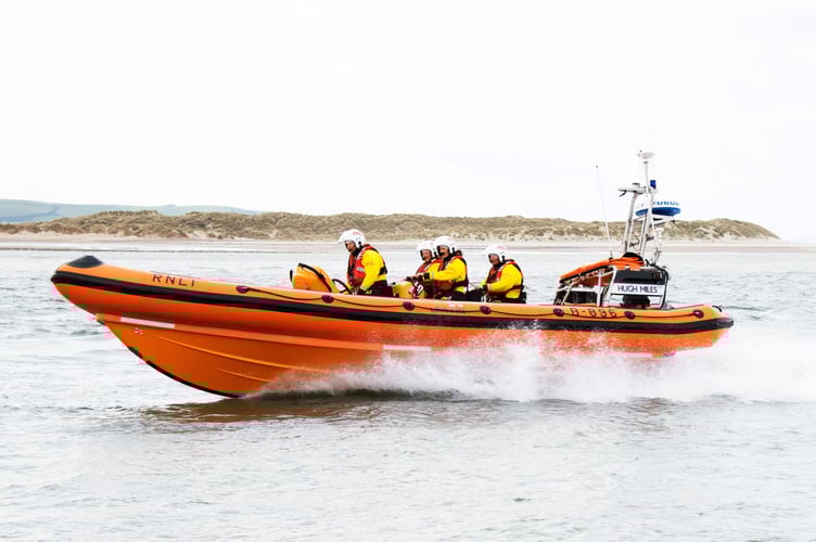 Aberdyfi RNLI in action 