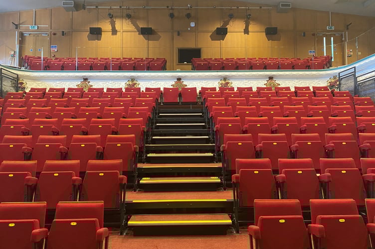 The auditorium at Neuadd Dwyfor
