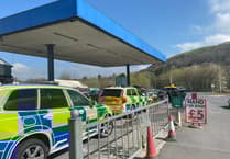 Two men handed cautions following armed response in Llanfarian