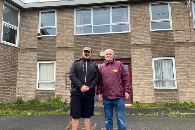 Lay flowers in protest at care home closures