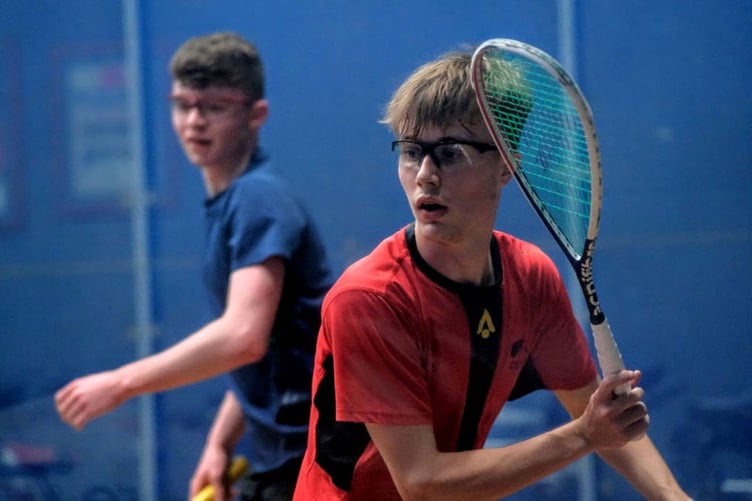 Talented Aberystwyth squash player Rhys Evans