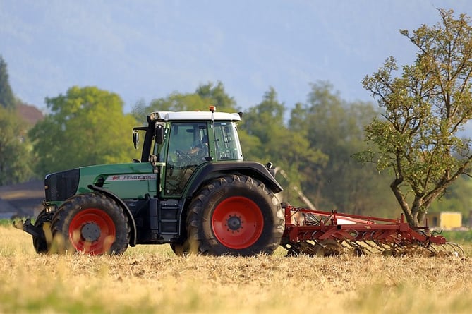 Farming Tractor stock
