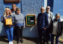 New defibrillator installed in New Quay