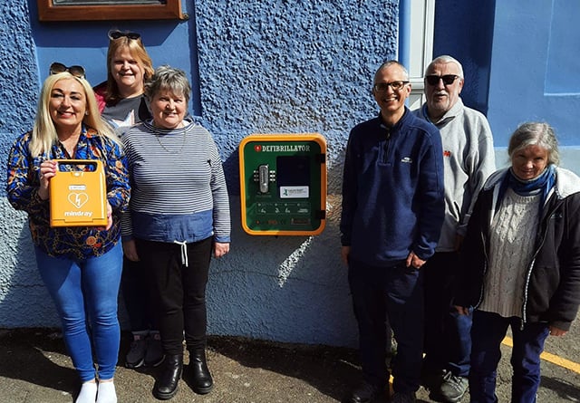 New defibrillator installed in New Quay