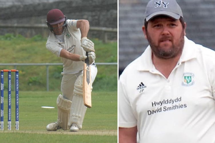 Stuart Evans and Jaco Oosthuizen Dolgellau Cricket Club