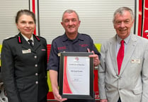 Fire station manager retires after 48 years