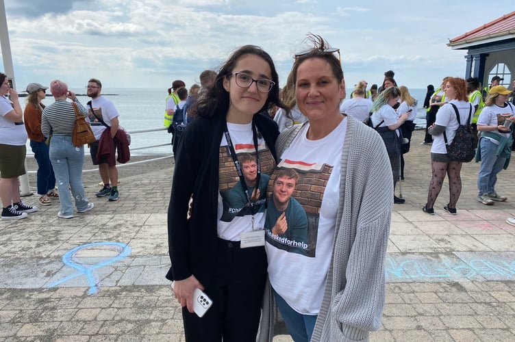 Romana (left) and Emma, Charlie's mum