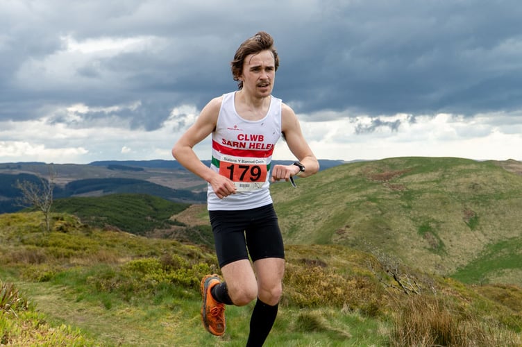 Ollie George of Sarn Helen - second place