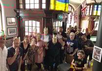 Famous faces gather at Aberystwyth pub to celebrate coronation